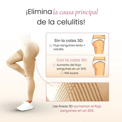 PROMO 2X1 | Calza Linfática Importada Anti-Celulitis