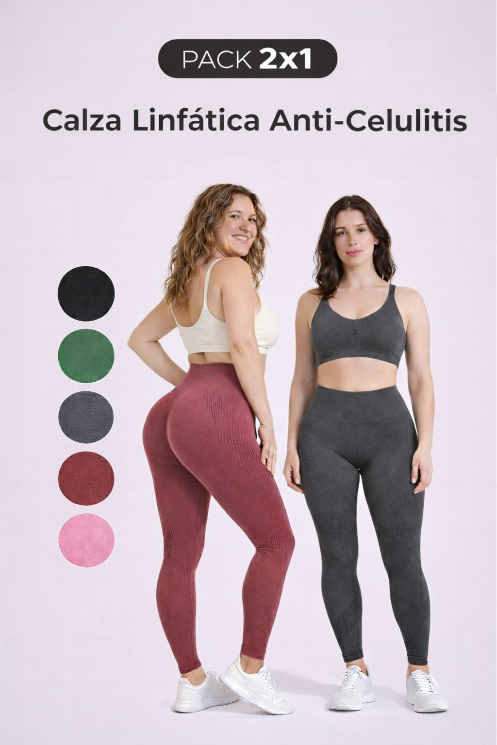PROMO 2X1 | Calza Linfática Importada Anti-Celulitis